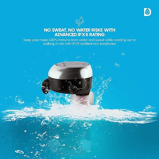 Dipinsure Heaven 200 Truly Wireless Bluetooth in Ear Headphone with Mic (Black) Dipinsure Heaven 200 Truly Wireless Bluetooth in Ear Headphone with Mic (Black)